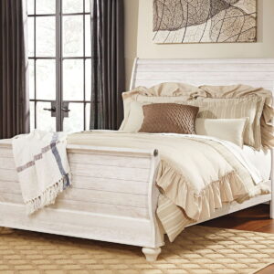 Willowton - Sleigh Bed