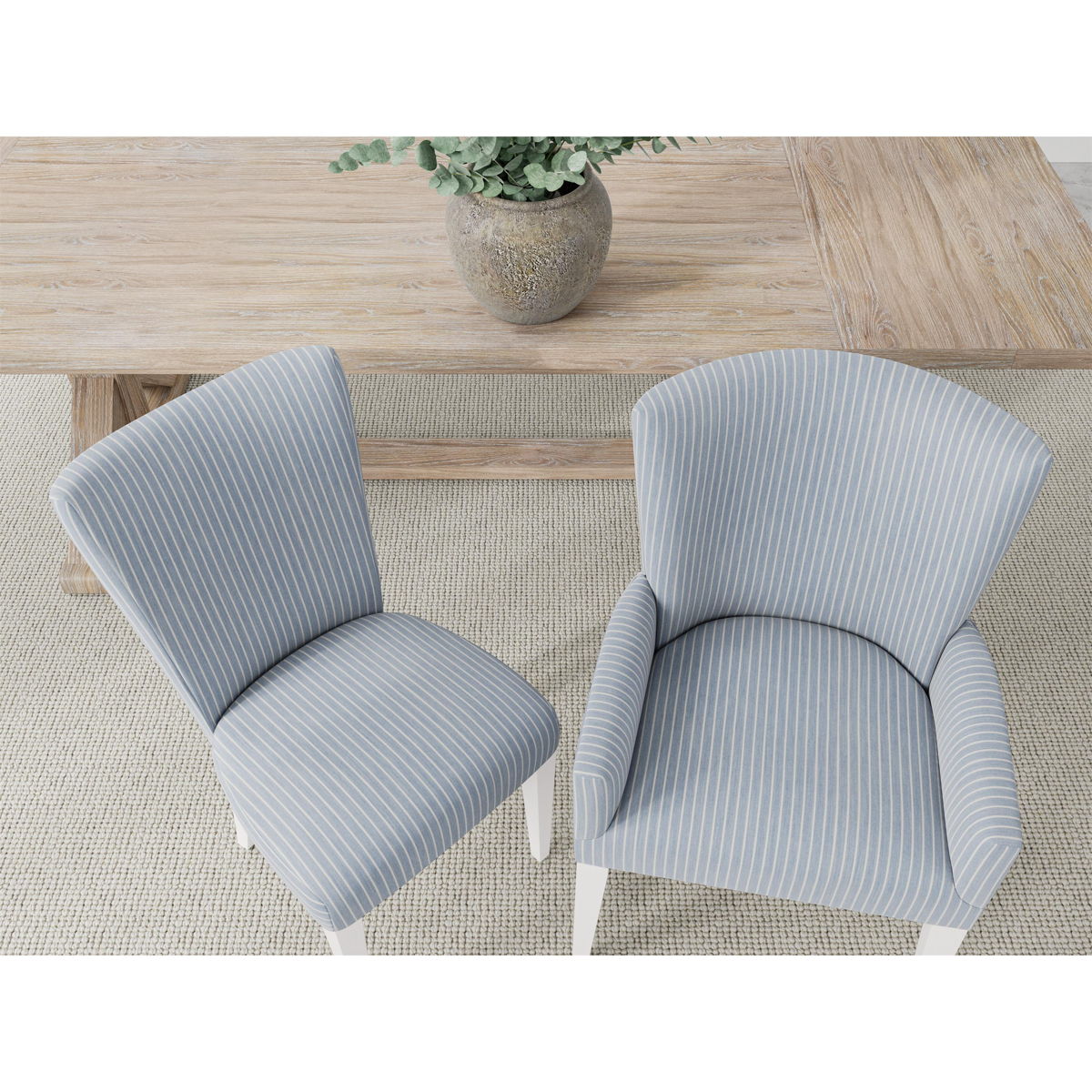 Rosalie - Upholstered Side Chair (Set of 2) - Blue - Image 6