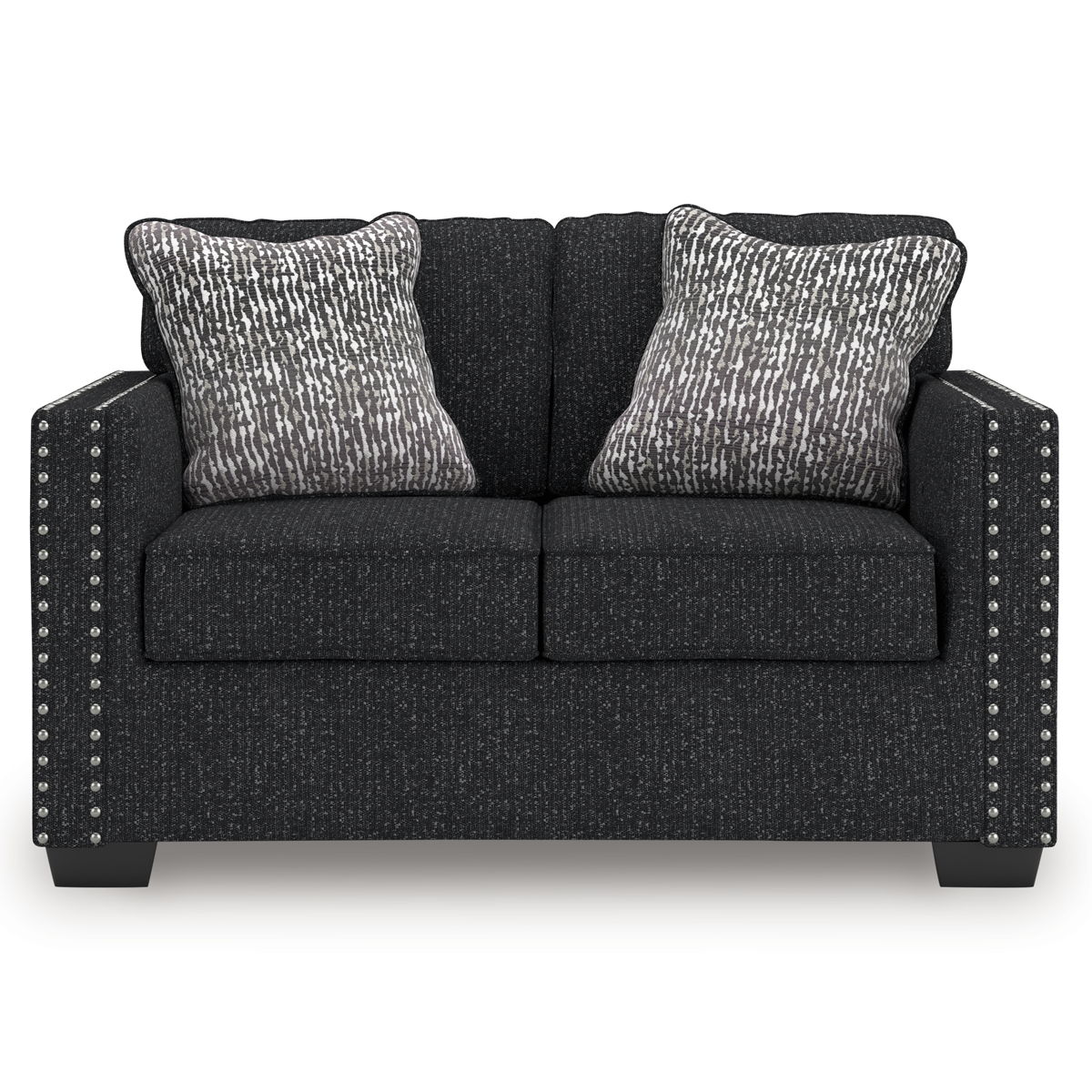 Jasmine Peaks - Loveseat - Coal - Image 6