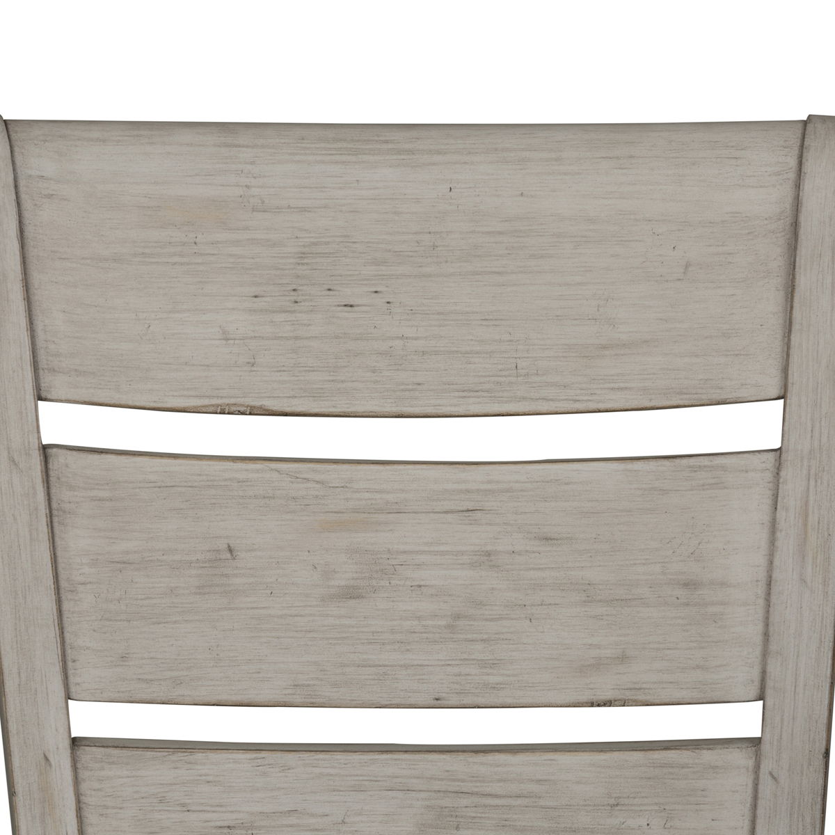 Farmhouse Reimagined - Ladder Back Upholstered Side Chair - White - Image 2