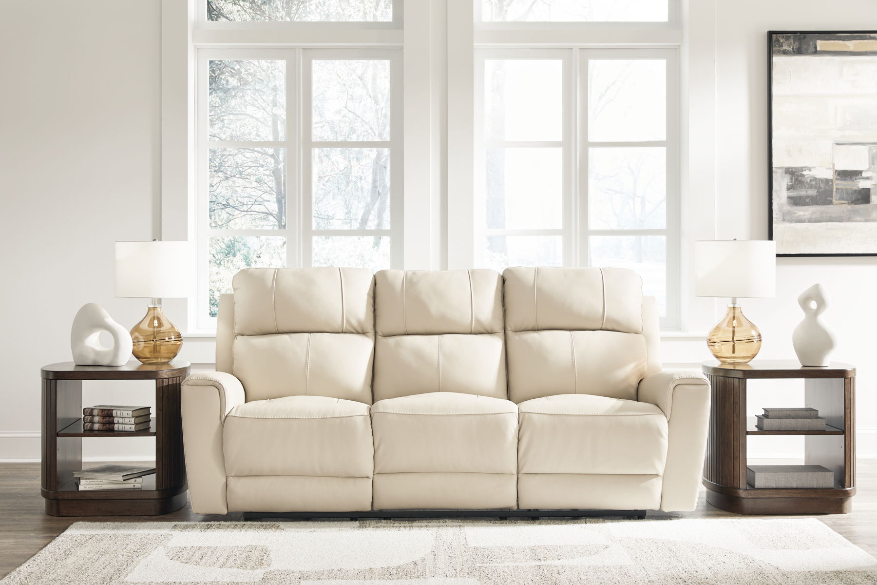 Dahlmoore - Power Reclining Sofa - Almond - Image 5