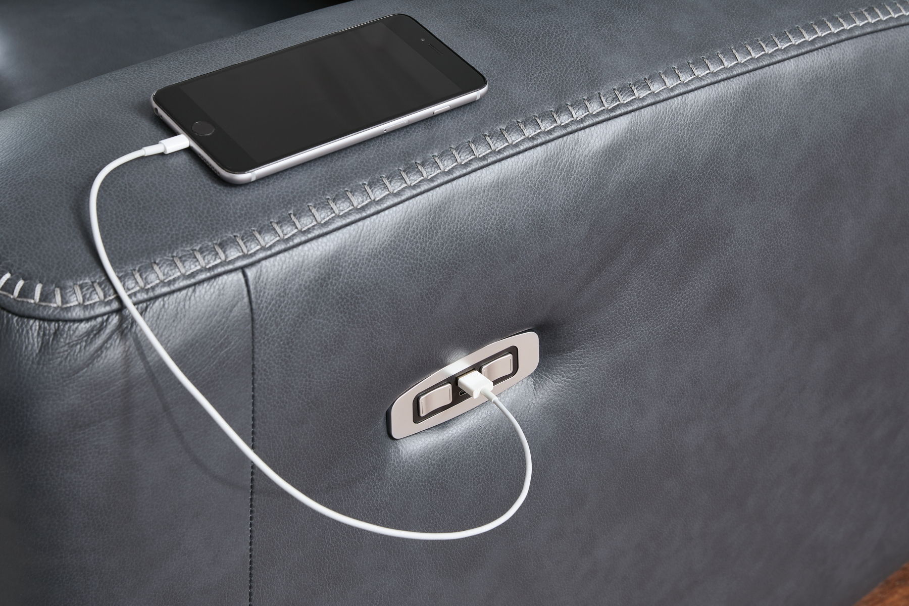 Next Move - Power Reclining Sofa With Adjustable Headrest - Image 10