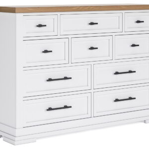 Ashbryn - Dresser - White / Natural