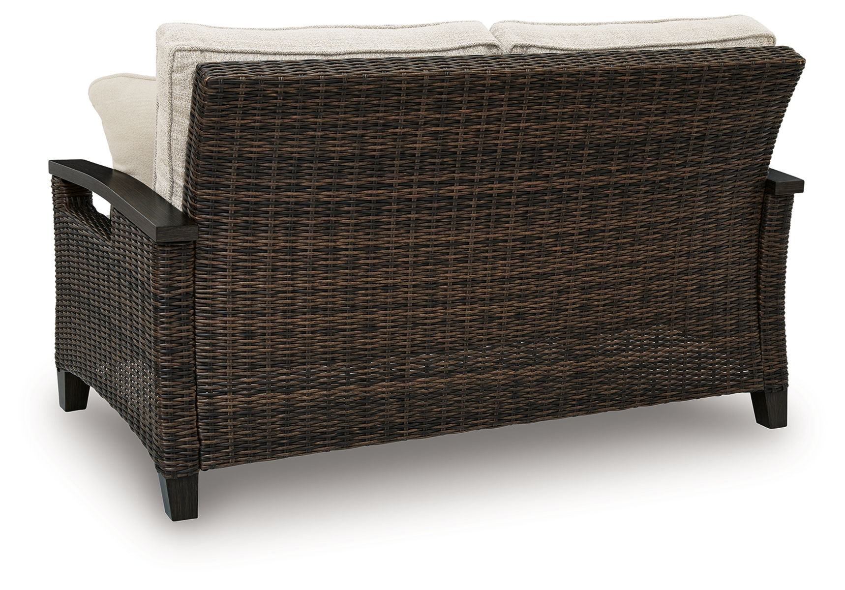 Monterey Point - Loveseat With Cushion - Dark Brown - Image 6