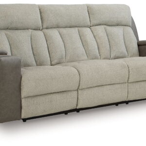 WhipLash - Power Reclining Sofa With Adj Headrest - Sisal