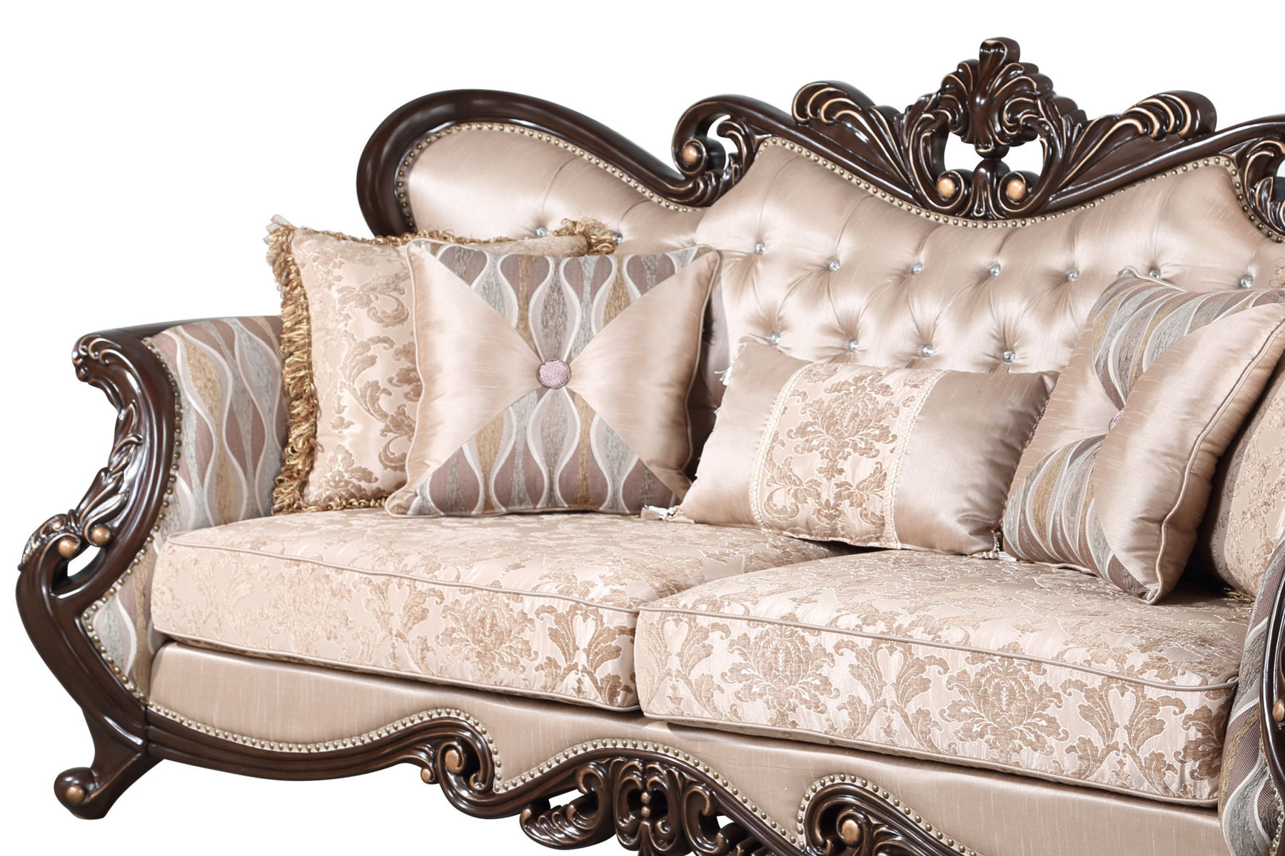 Constantine - Sofa (KD) - Red / Cherry - Image 5