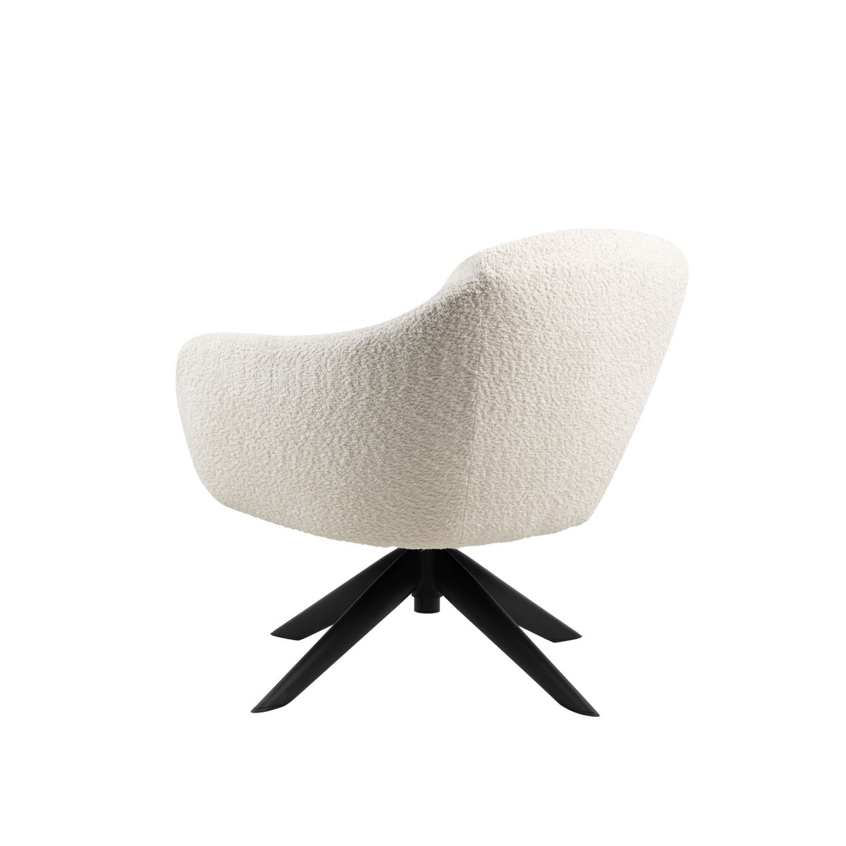 Fleming - Boucle Swivel Lounge Chair - Image 2