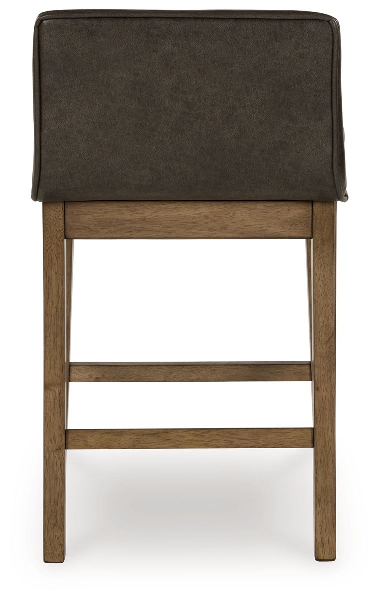 Cabalynn - Upholstered Barstool (Set of 2) - Two-tone Brown - Image 6