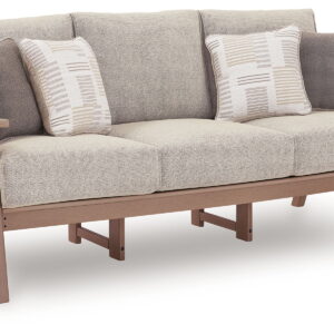 Grover Beach - Sofa With Cushion - Driftwood
