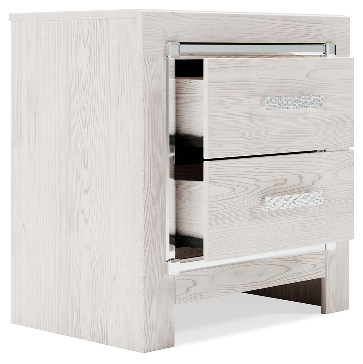 Altyra - Two Drawer Night Stand - White - Image 4