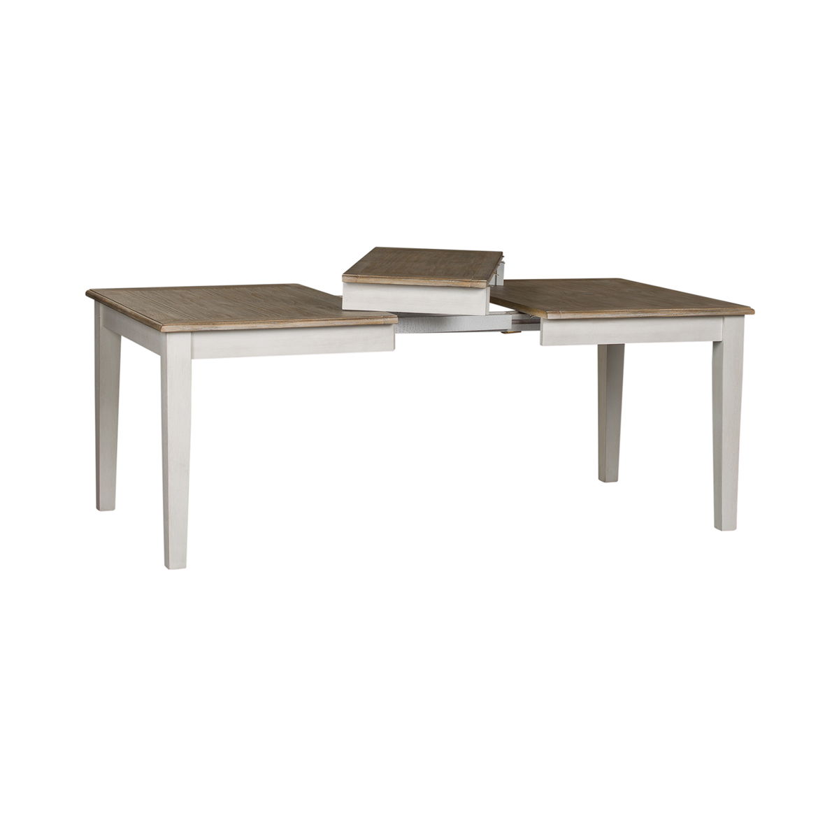 Summerville - Rectangular Leg Table - Soft White Wash / Wirebrushed Gray - Image 6