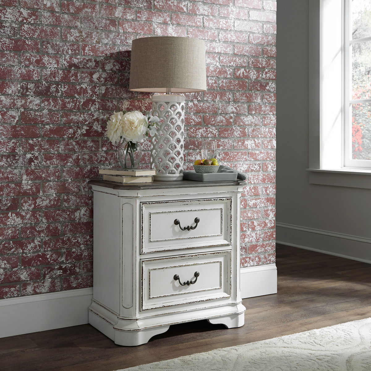 Magnolia Manor - 2 Drawer Night Stand - Image 13