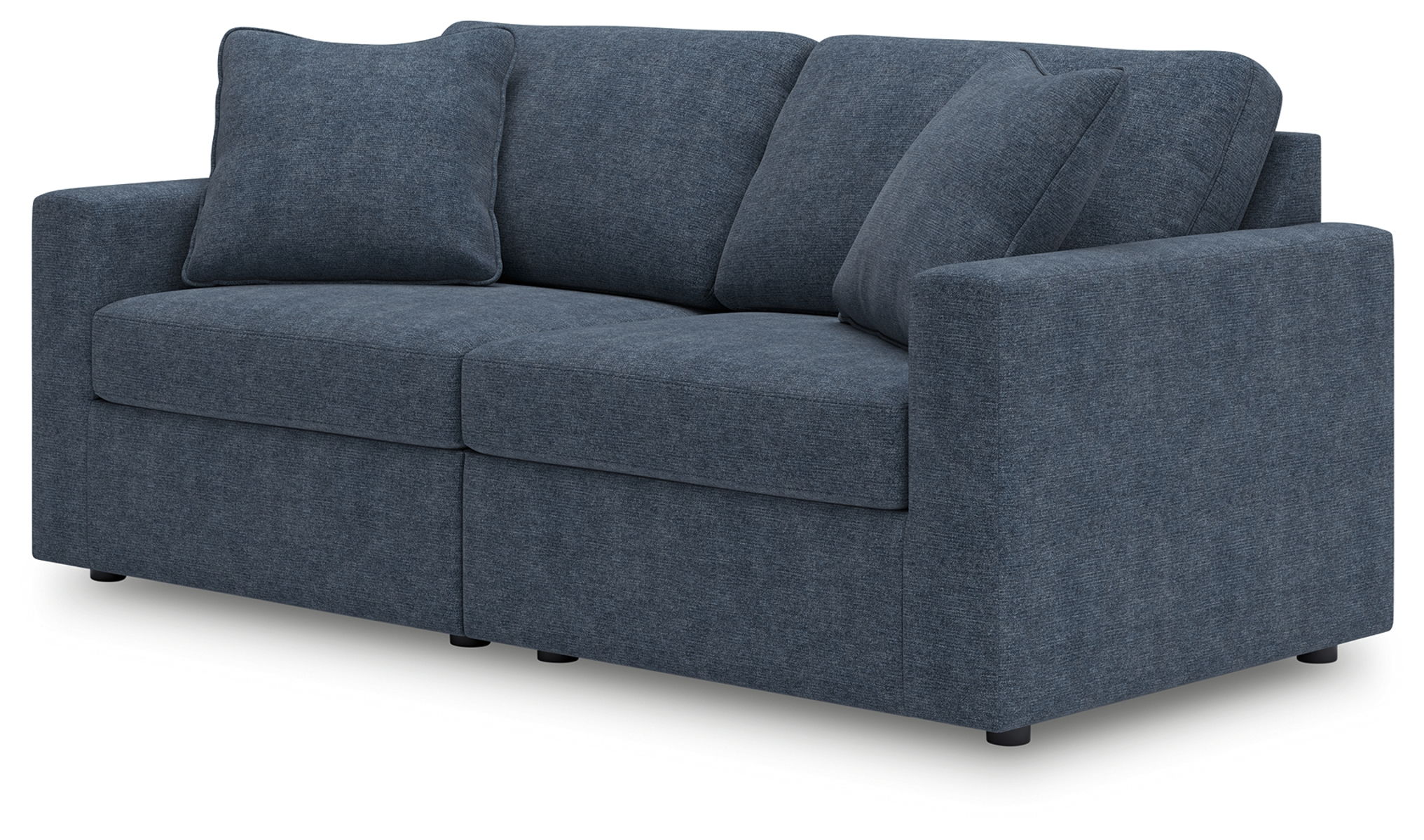 Modmax - 2-Piece Sectional Loveseat - Fabric - Ink - Image 5