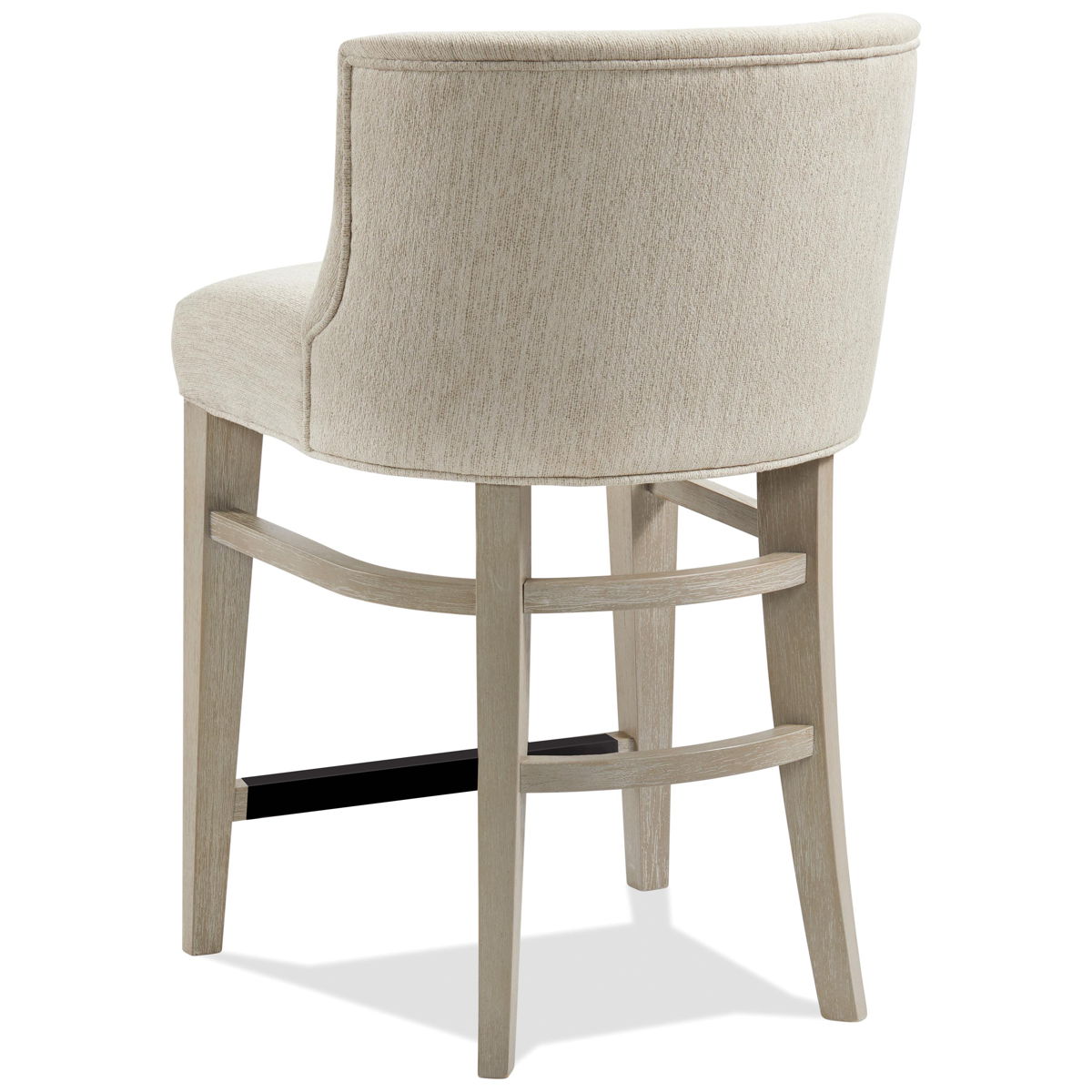 Cascade - Upholstered Curve-Back Counter Stool (Set of 2) - Dovetail - Image 3