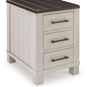 Darborn - Chair Side End Table - Gray / Brown