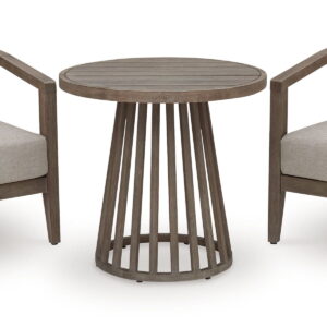 Joy Lagoon - Outdoor Chairs With Cushions/Table (Set of 3) - Beige