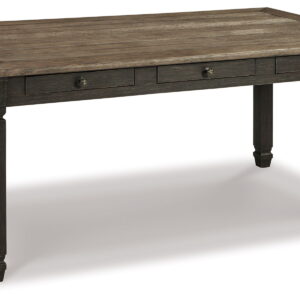 Tyler Creek - Rectangular Dining Room Table - Black / Gray