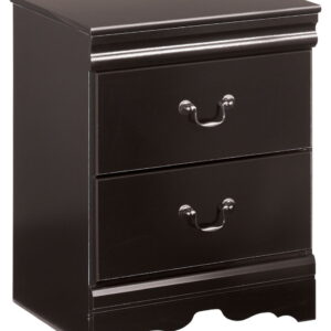 Huey Vineyard - Two Drawer Night Stand - Black