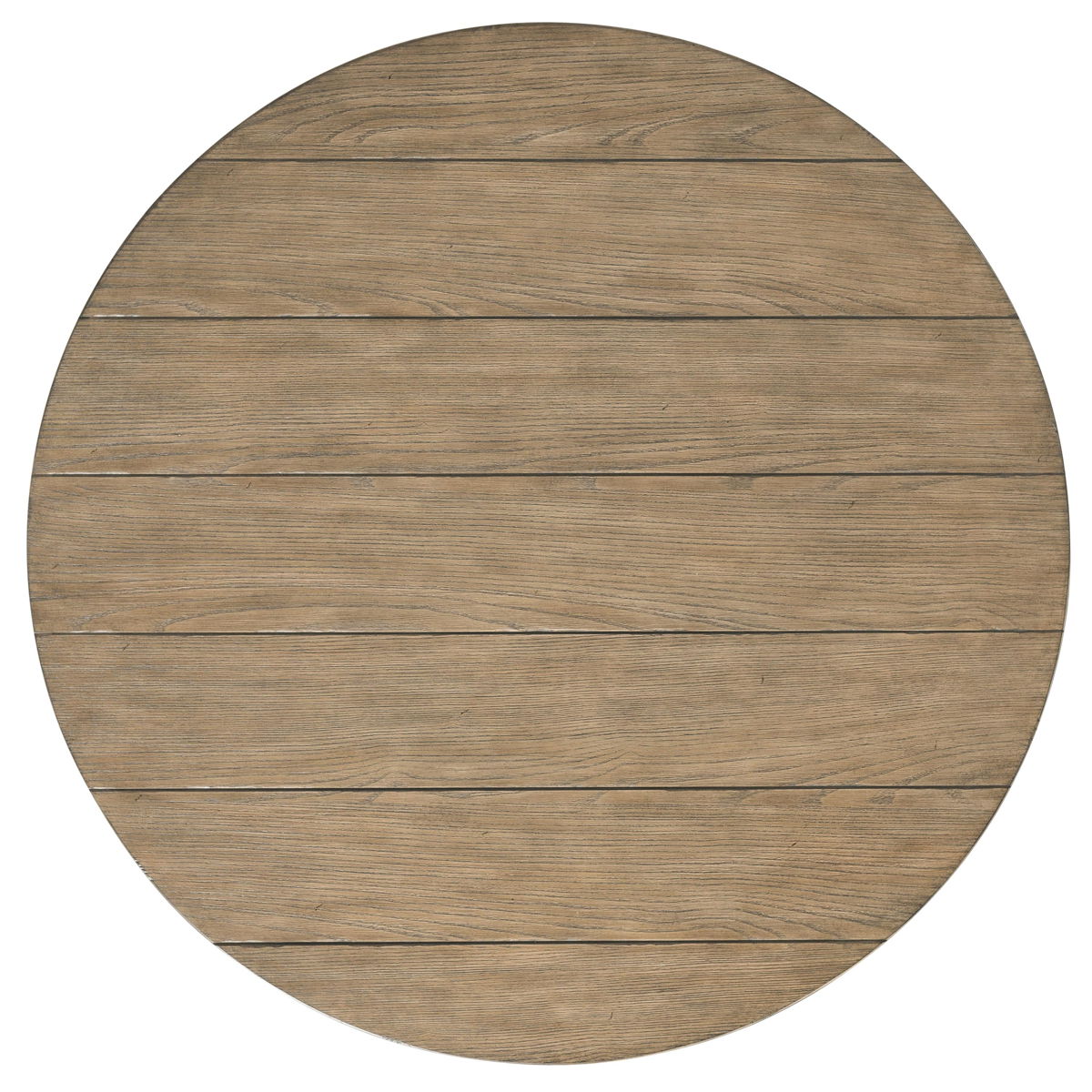 Barrington - 2 Tone Round Coffee Table - Antique Oak / Matte Black - Image 2