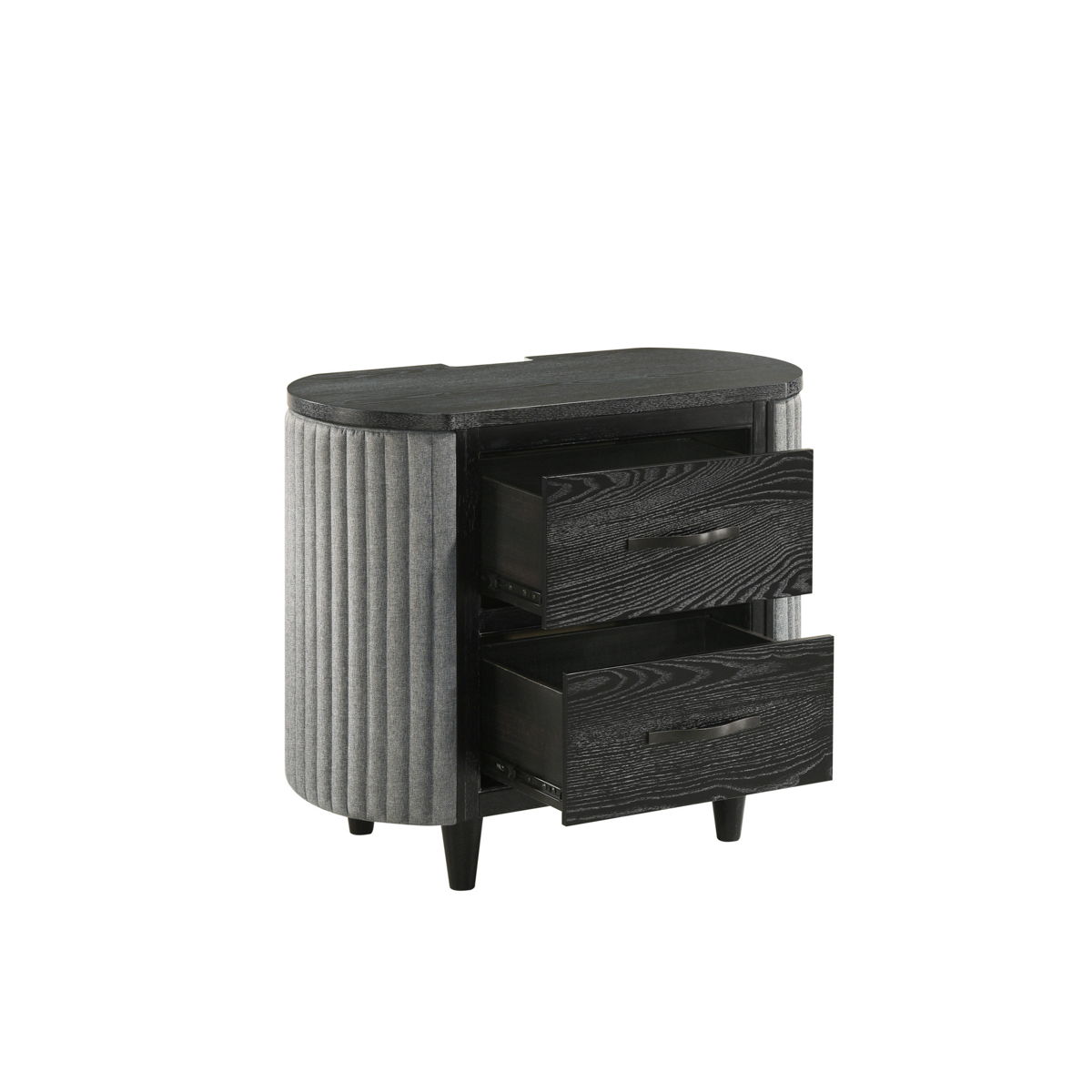 Skyline - 2 Drawer Nightstand - Onyx - Image 3