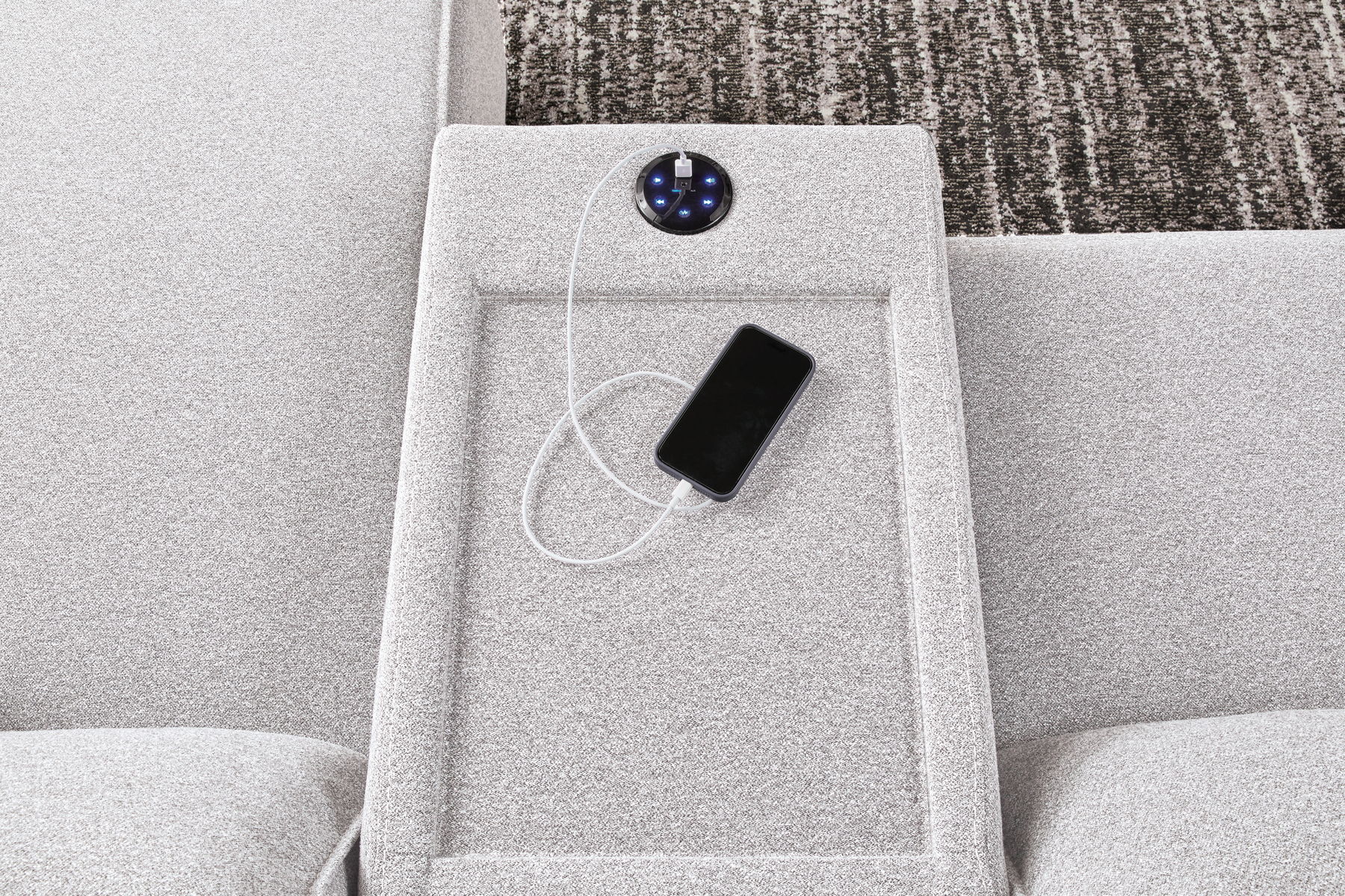 Modmax II - Reclining Sectional - Stone - Image 12