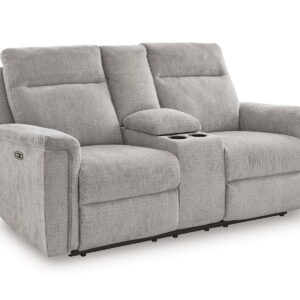 Barnsana - Dbl Power Reclining Loveseat With Console