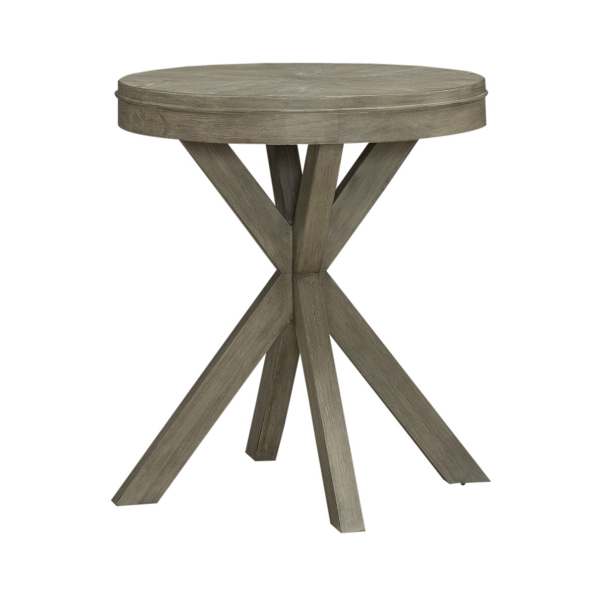 Brentwood - Round End Table - Sandstone