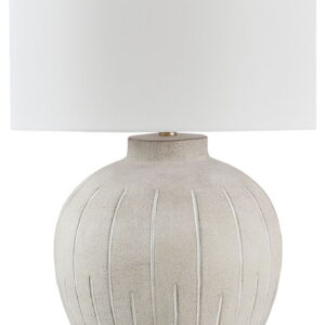 Calbert - Poly Table Lamp - Warm Gray