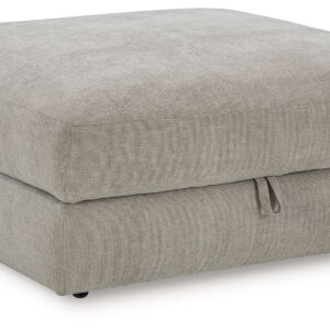 Aslan Court - Ottoman With Storage - Pebble