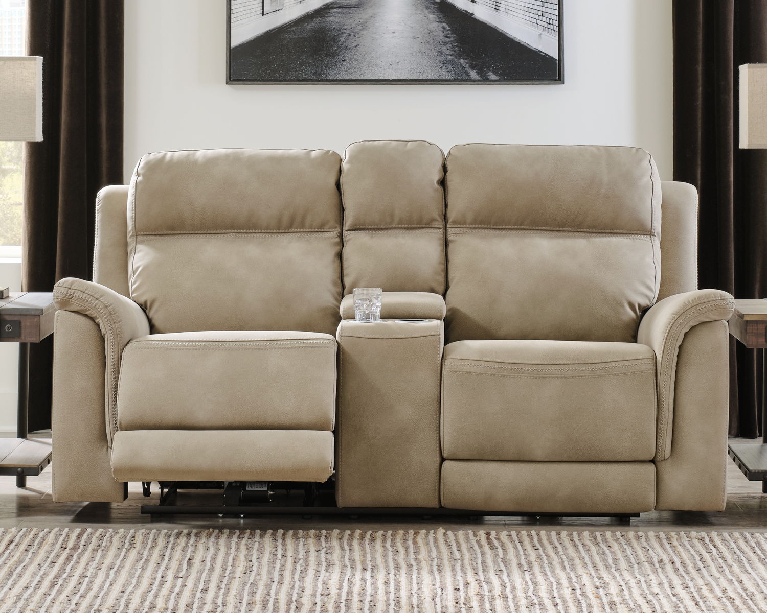 Next-Gen Durapella - Reclining Power Loveseat With Console - Image 13