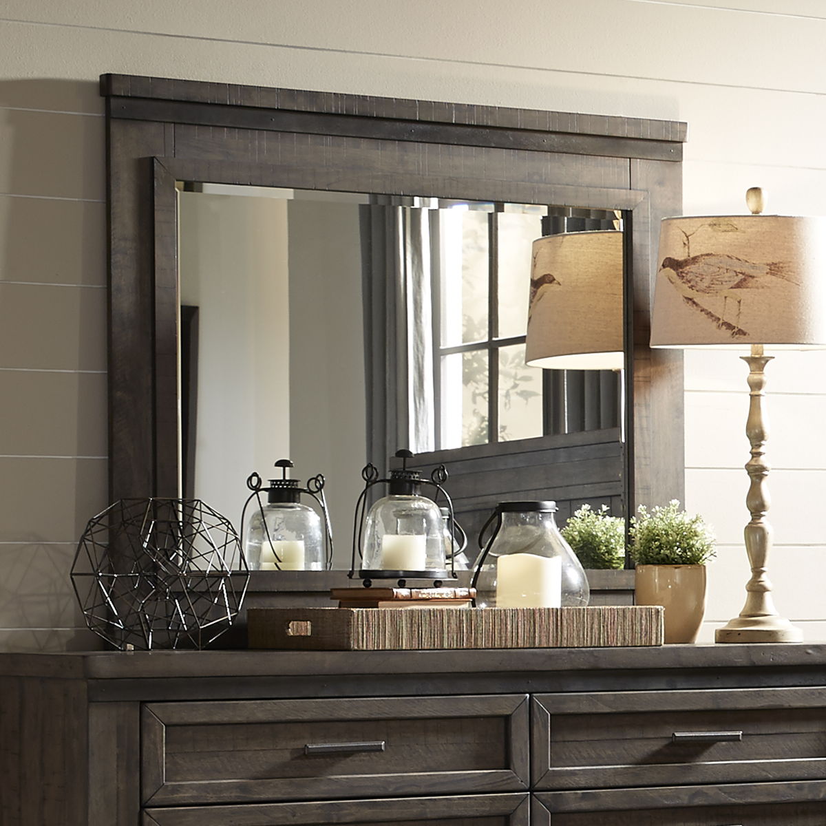Thornwood Hills - Mirror Metal Strip Accents - Dark Brown - Image 4