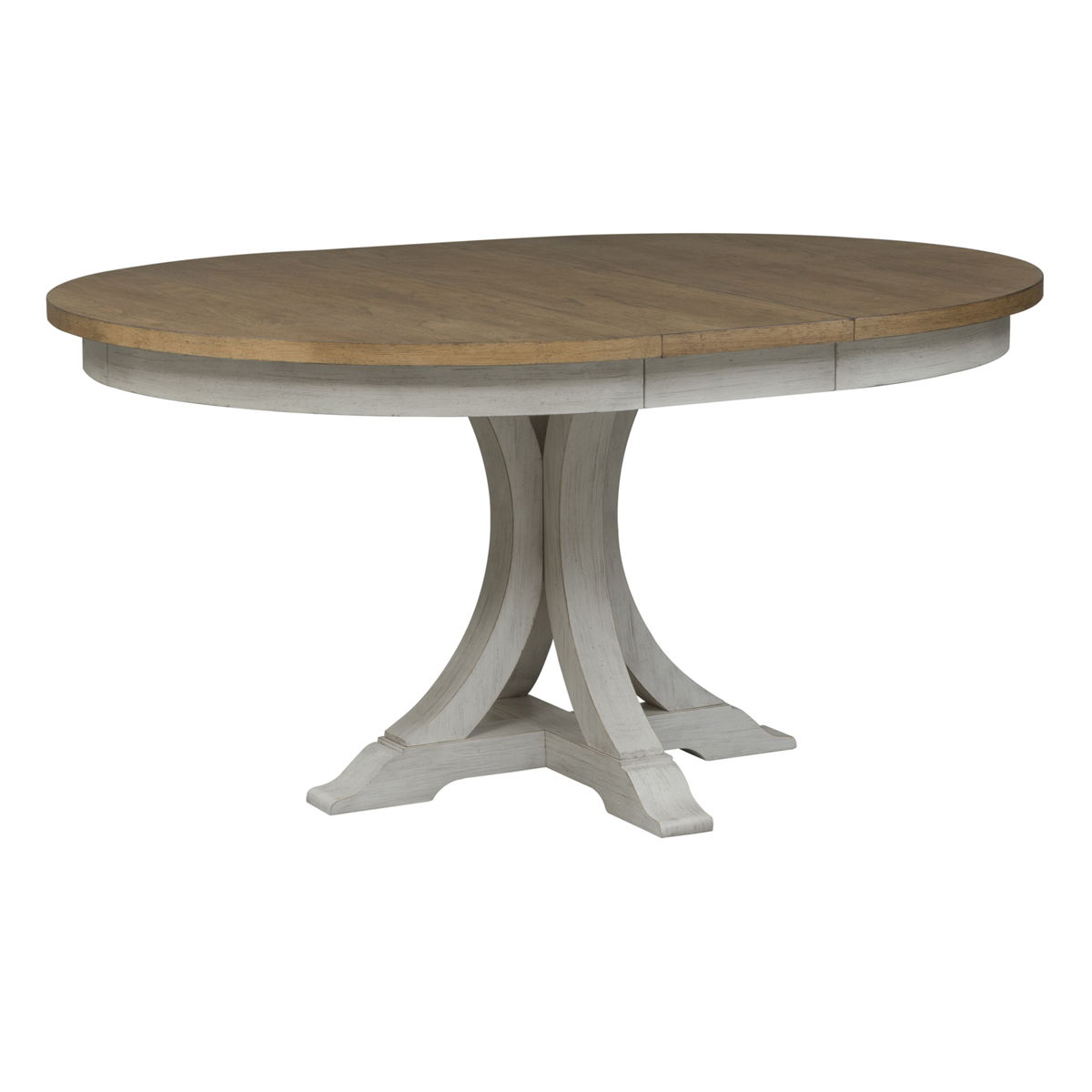 Farmhouse Reimagined - Pedestal Table - White - Image 7