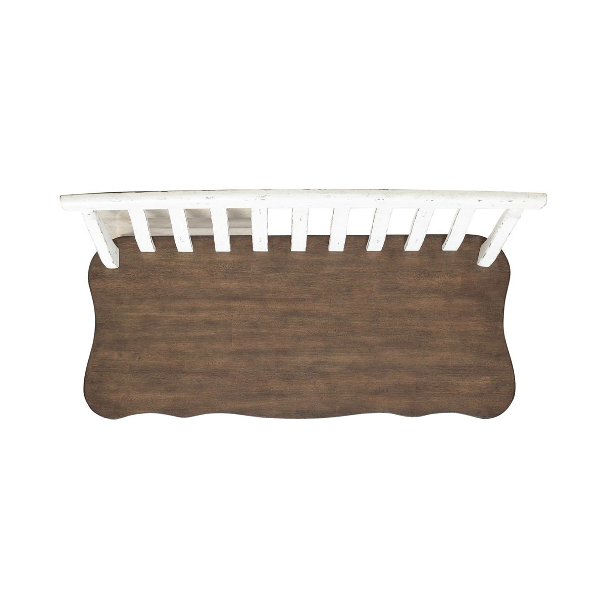 Al Fresco - Slat Back Bench (RTA) - White - Image 4