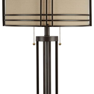 Hanswell - Metal Table Lamp - Dark Brown