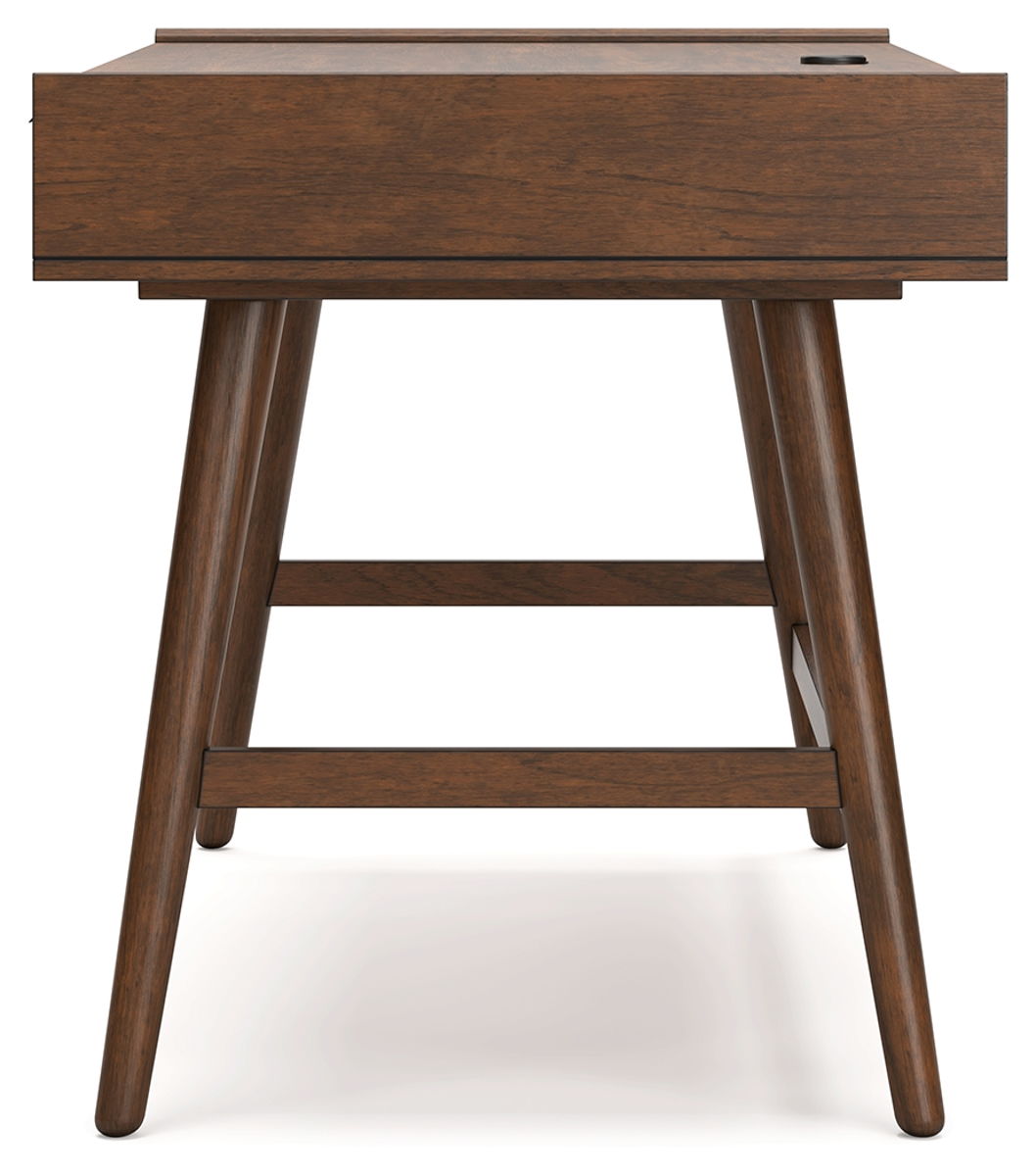 Lyncott - Home Office Desk - Brown - Image 6