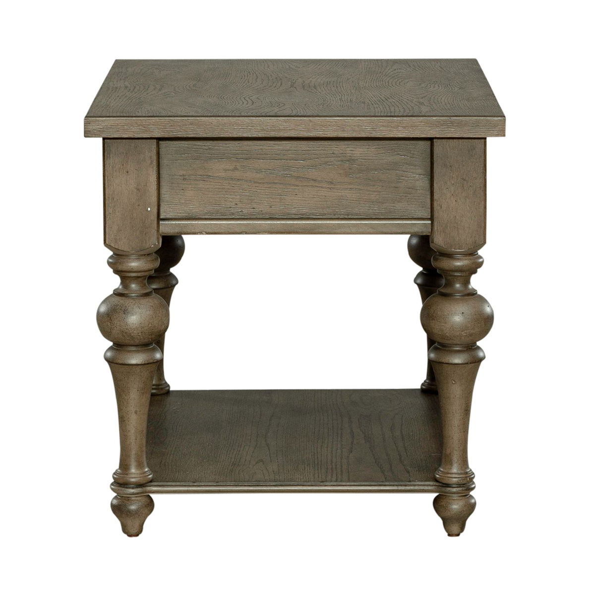 Americana Farmhouse - Drawer End Table - Dusty Taupe - Image 5