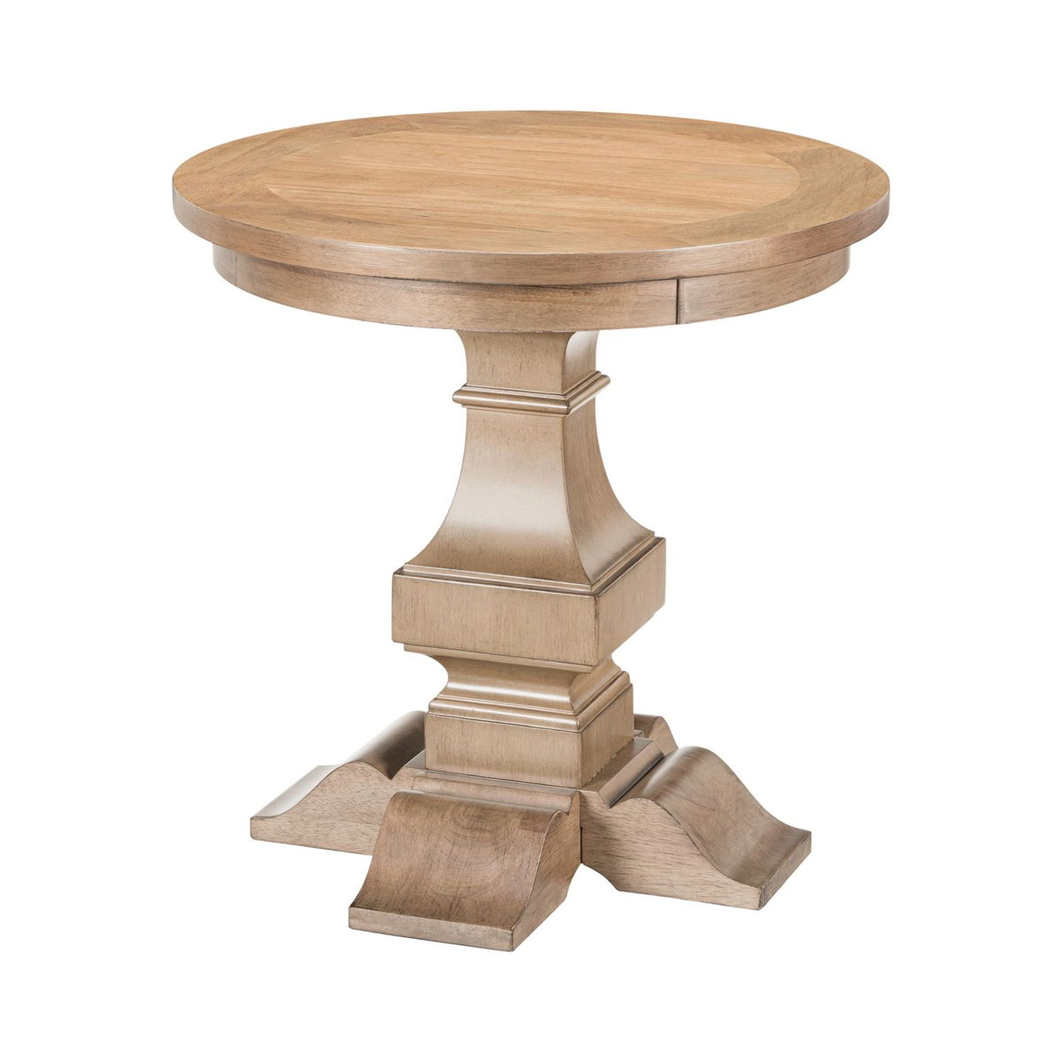 Haven Hills - Round End Table - Camel Beige - Image 3