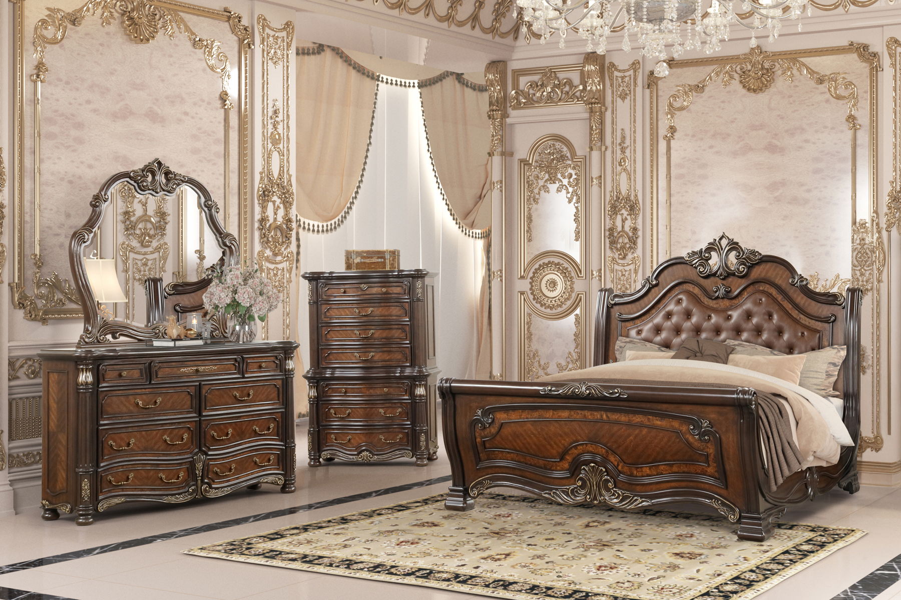 Bella Notte - Upholstered Bedroom Set - Image 9