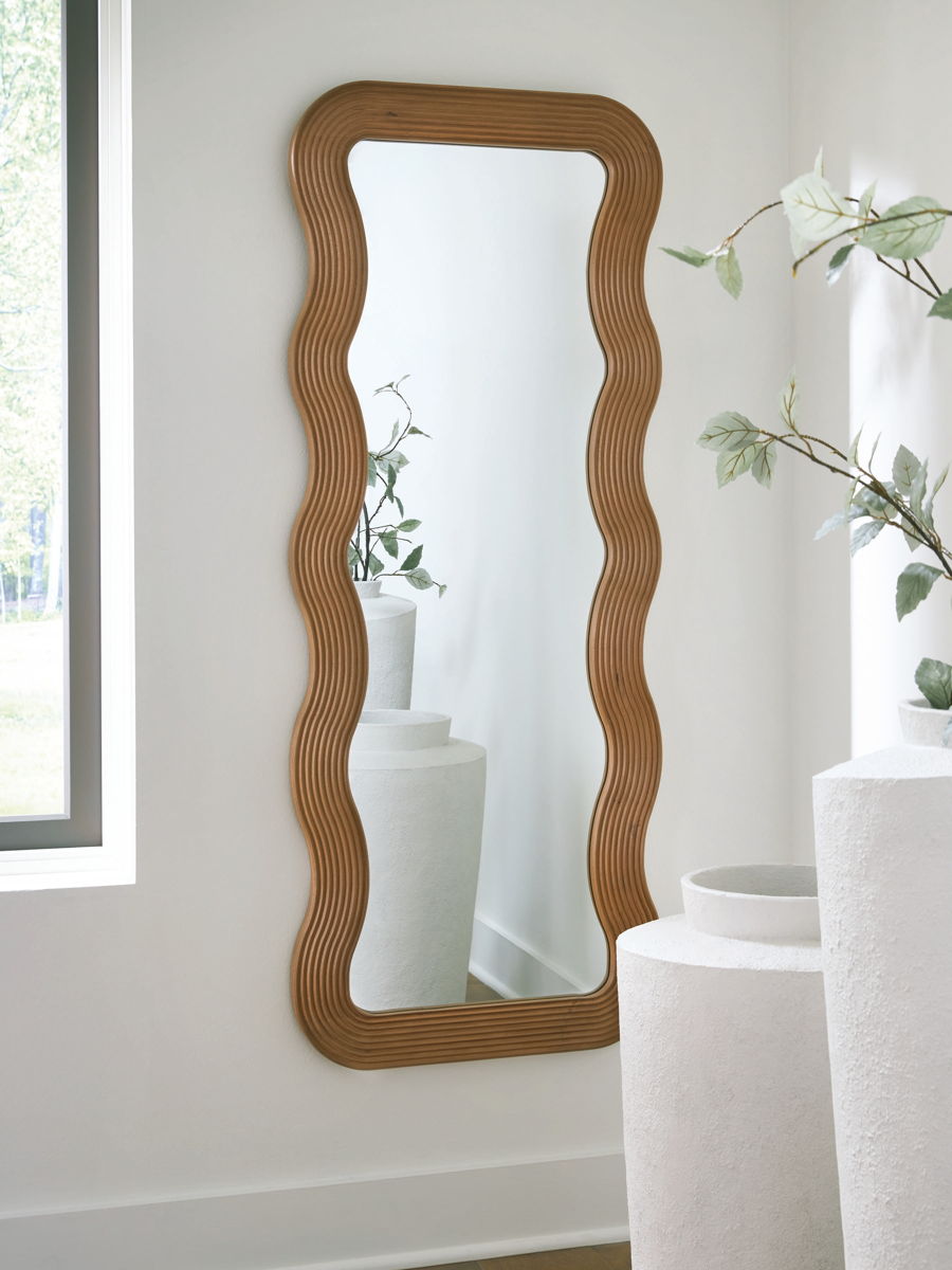 Ellisonville - Floor Mirror - Brown - Image 7