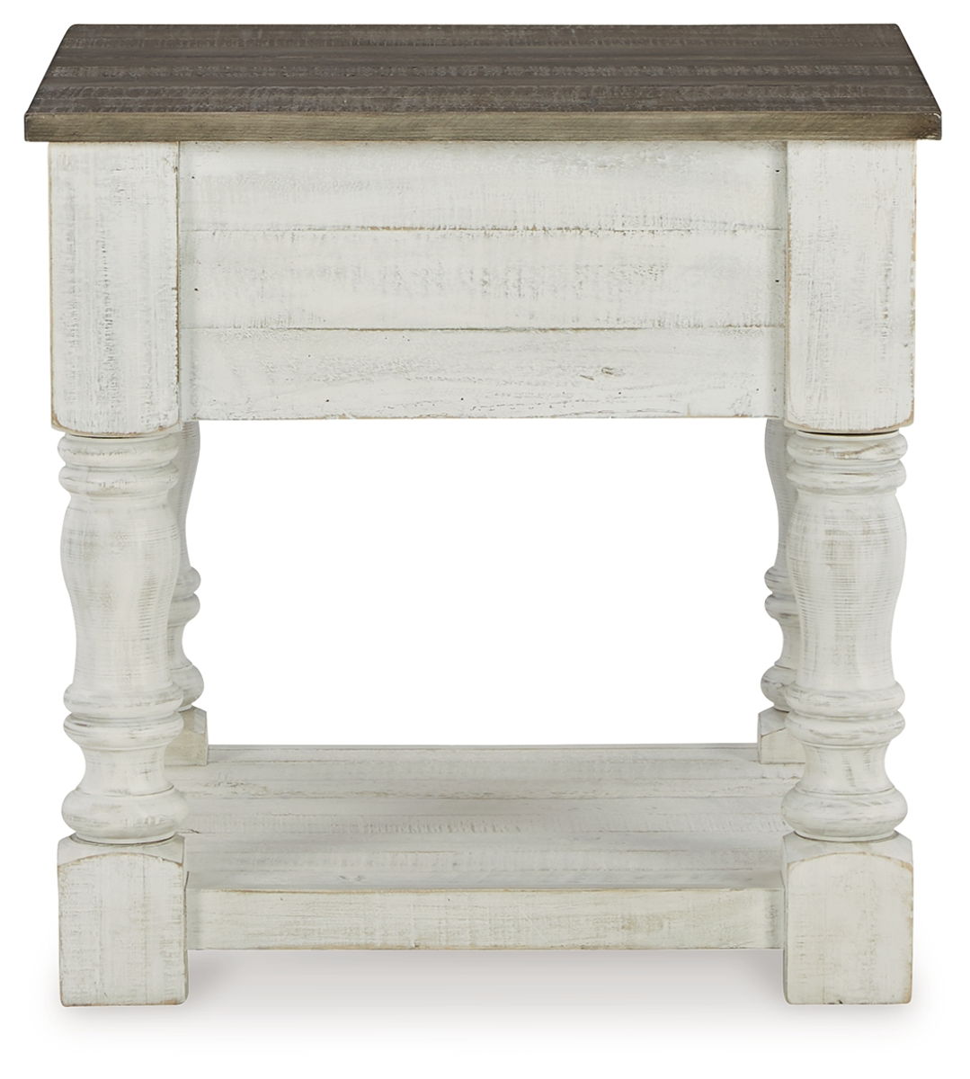 Havalance - Square End Table - White / Gray - Image 2