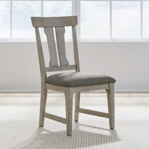 Hallendale - Splat Back Side Chair (RTA) - Gravel Wash