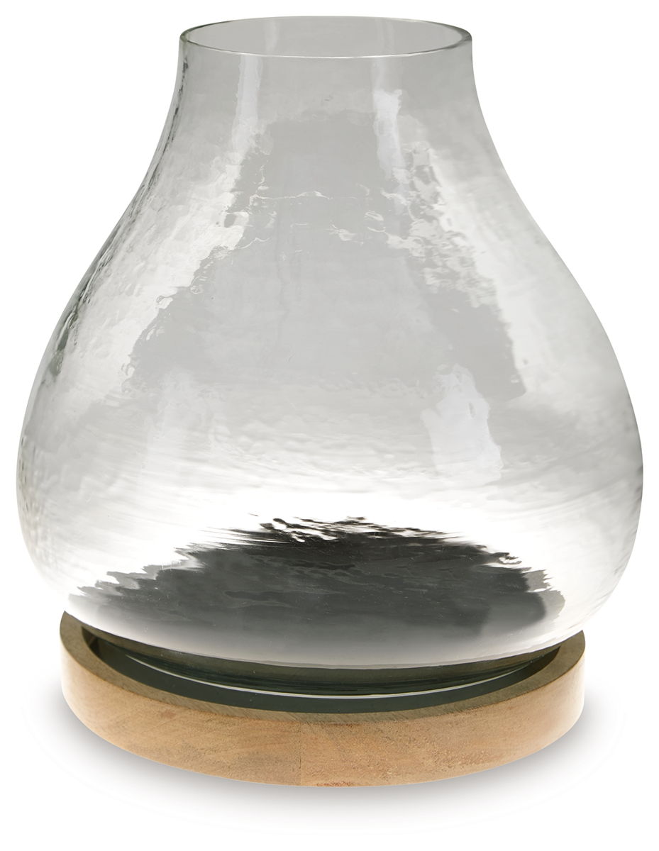 Adalisen - Candle Holder - Clear / Brown