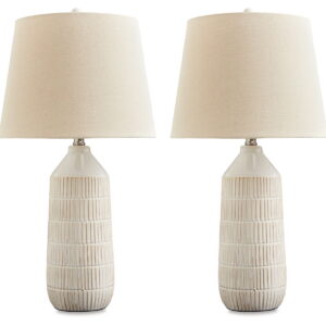 Willport - Ceramic Table Lamp (Set of 2) - Off White