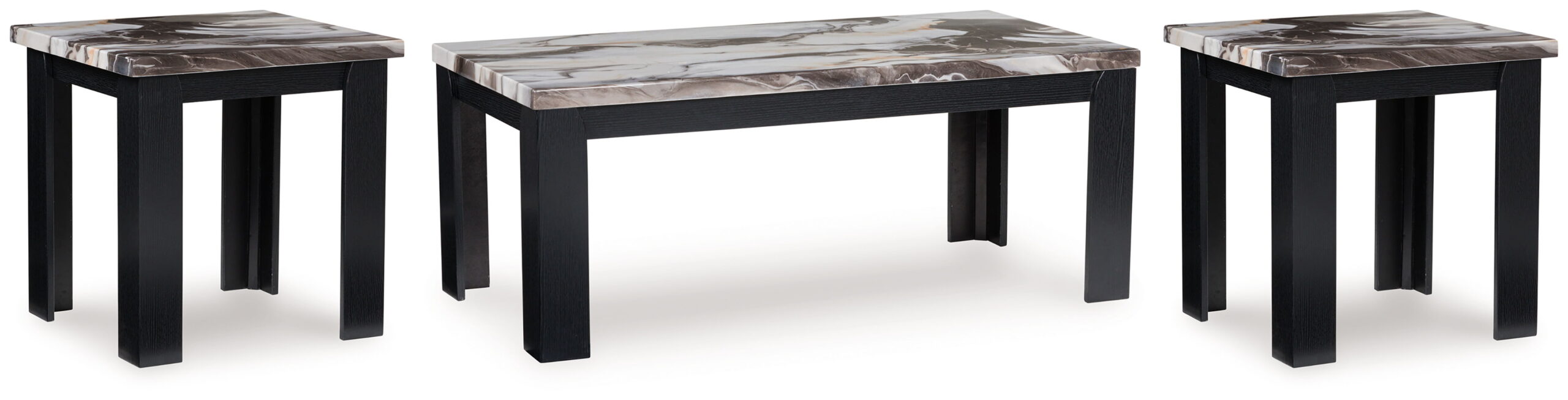 Jazmore - Occasional Table Set (Set of 3) - Dark Brown