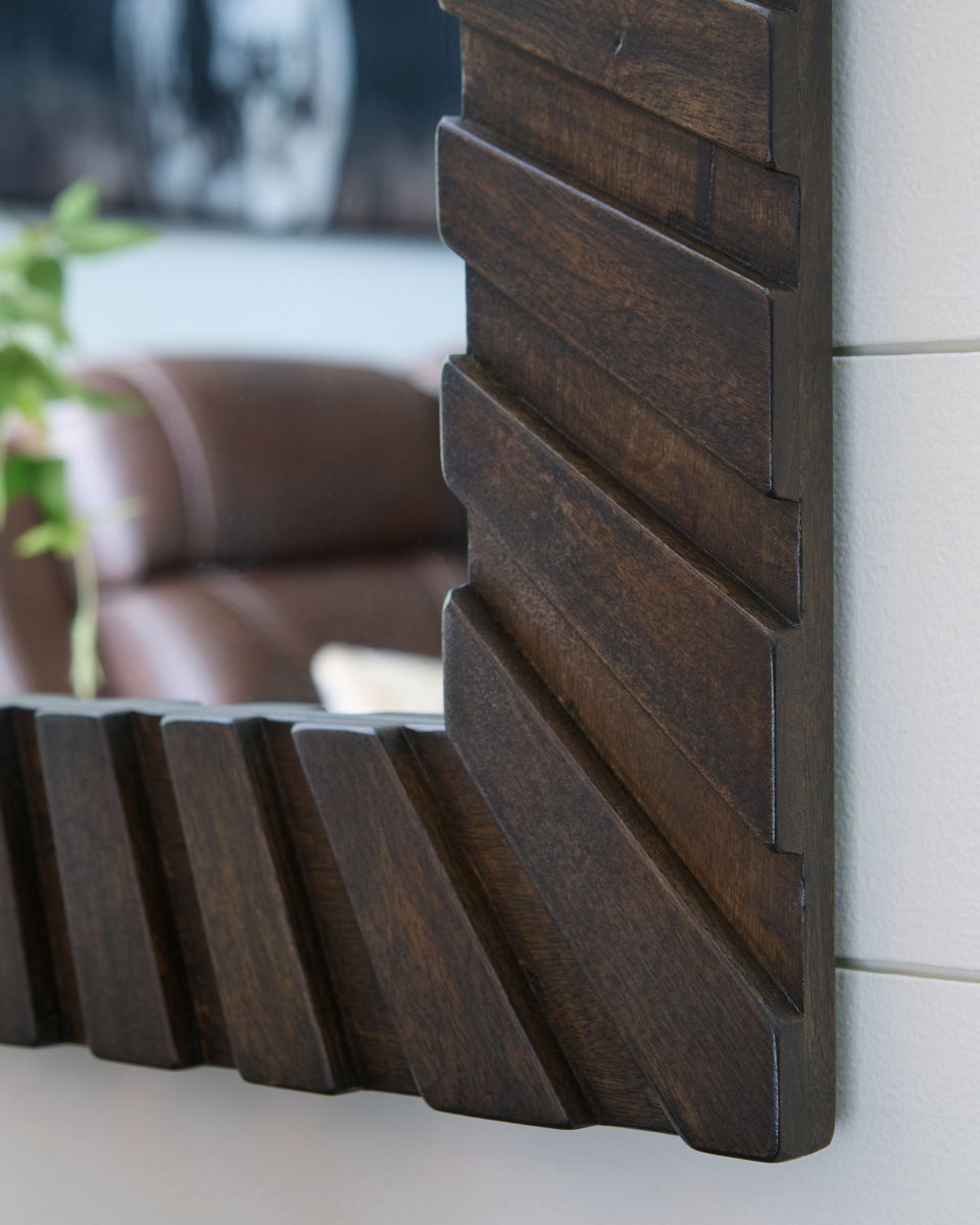 Advin - Accent Mirror - Dark Brown - Image 5