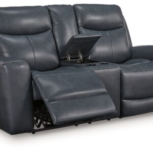 Next Move - Power Reclining Loveseat With Console / Adjustable Headrest