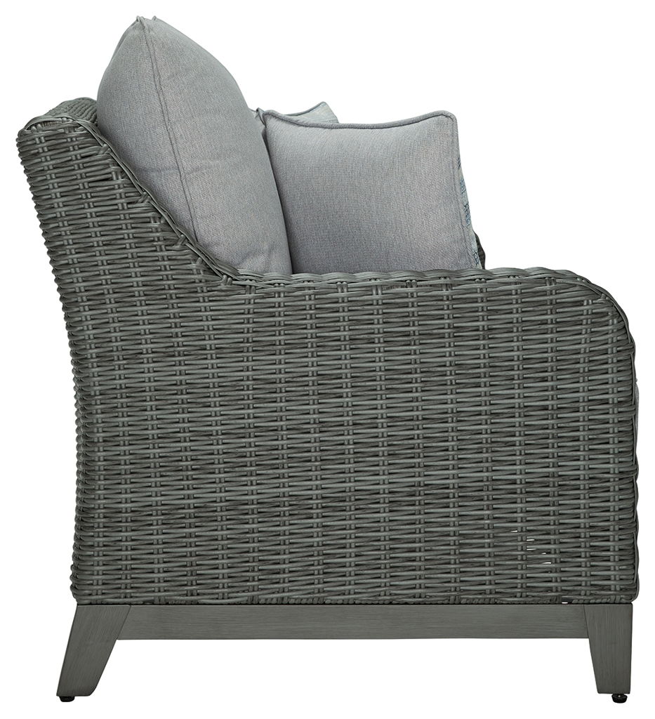 Elite Park - Loveseat w/Cushion - Gray - Image 2
