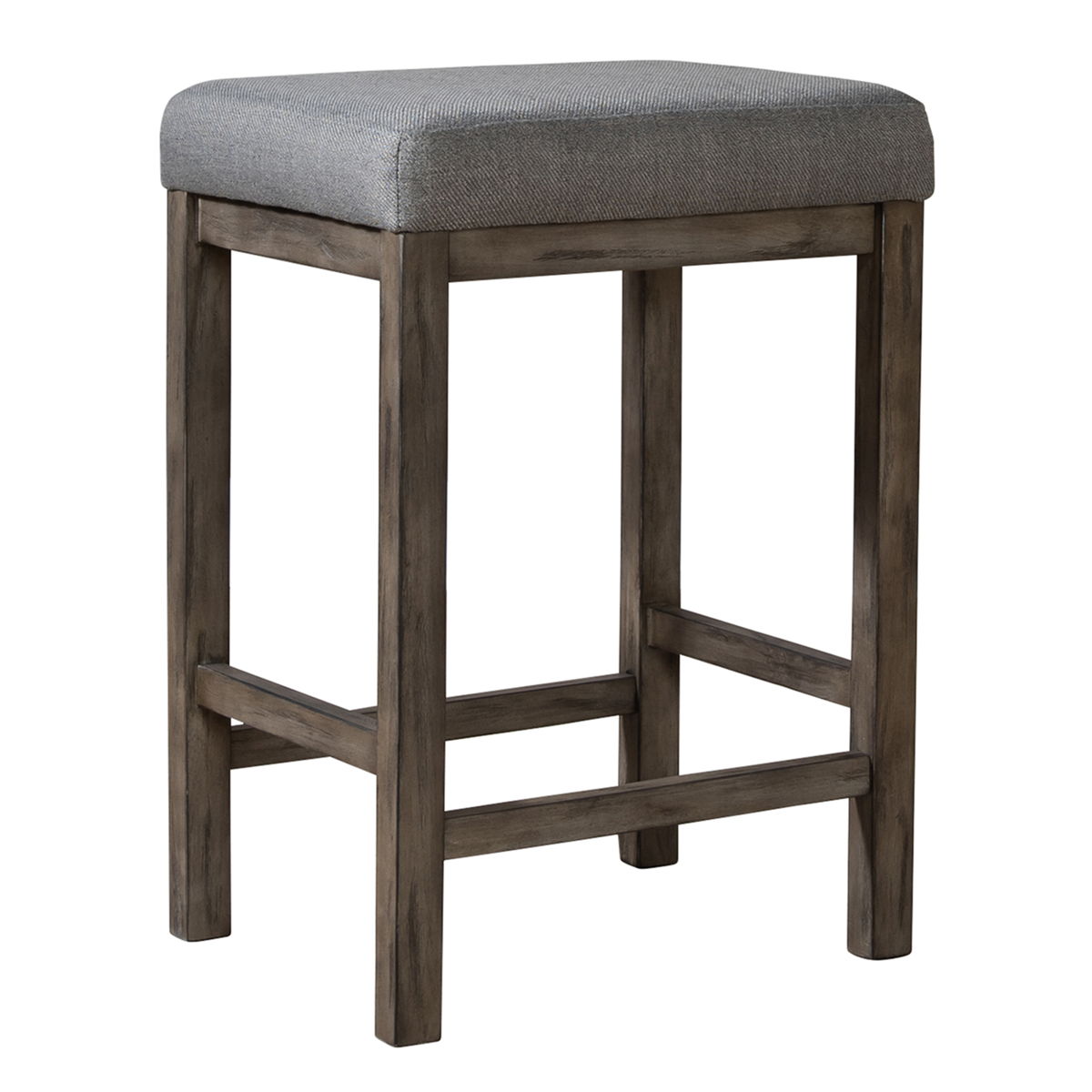 Hayden Way - Upholstered Console Stool - Gray - Image 3