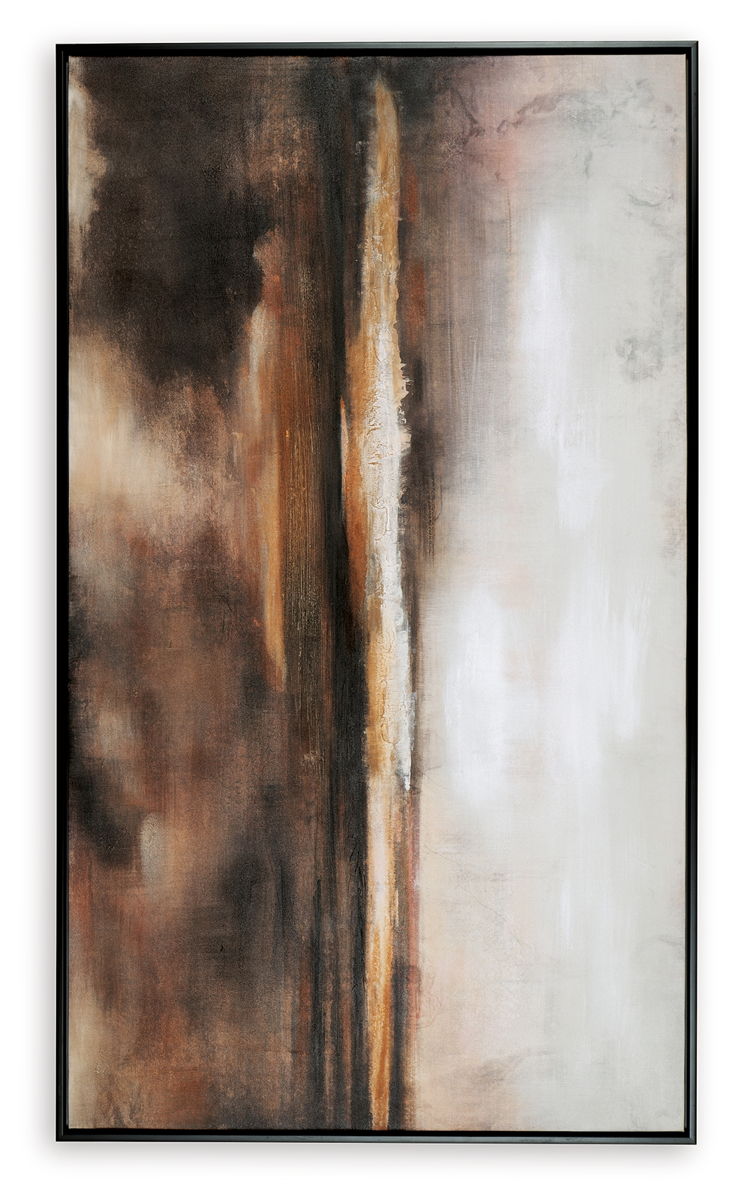 Drewland - Wall Art - Black / Brown / Orange - Image 4