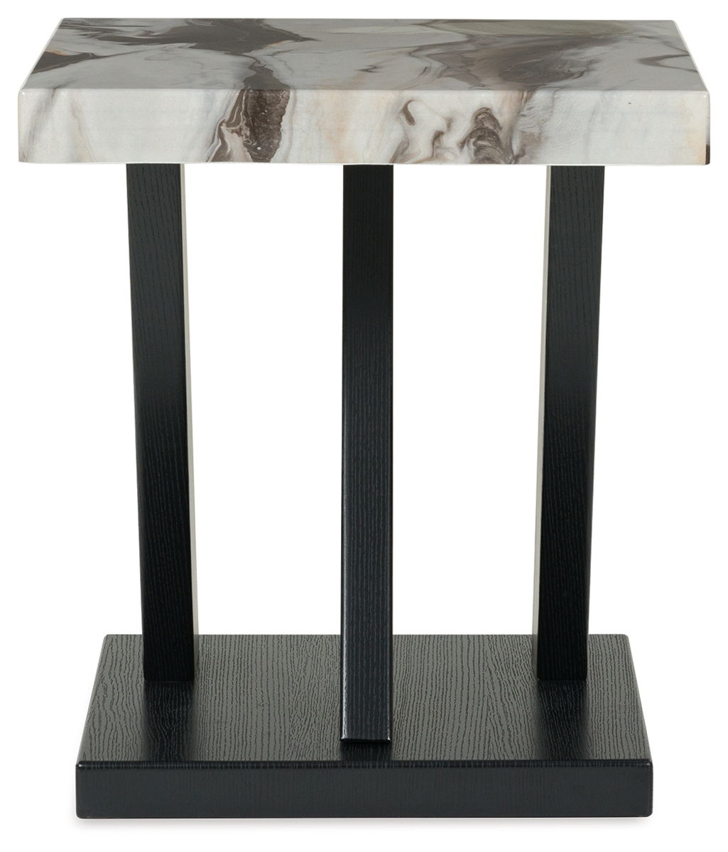 Cendill - Occasional Table Set (Set of 3) - Dark Brown / White / Black - Image 7